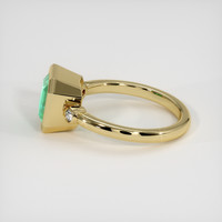 1.91 Ct. Emerald Ring, 18K Yellow Gold 4