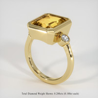 4.87 Ct. Gemstone Ring, 18K Yellow Gold 2