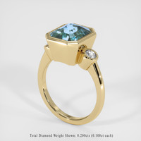 5.65 Ct. Gemstone Ring, 18K Yellow Gold 2