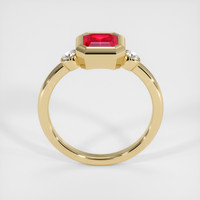 1.22 Ct. Ruby Ring, 18K Yellow Gold 3