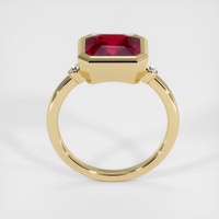 4.21 Ct. Ruby Ring, 18K Yellow Gold 3