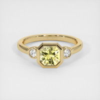 1.36 Ct. Sapphire Ring, 18K Yellow Gold 1
