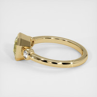 1.36 Ct. Sapphire Ring, 18K Yellow Gold 4
