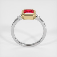 1.22 Ct. Ruby Ring, 14K Yellow & White 3