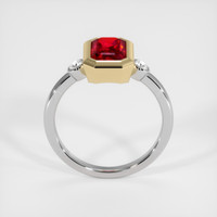 2.01 Ct. Ruby Ring, 14K Yellow & White 3