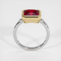 4.21 Ct. Ruby Ring, 14K Yellow & White 3