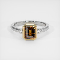 1.57 Ct. Gemstone Ring, 18K Yellow & White 1