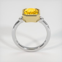 3.02 Ct. Yellow Sapphire Ring, 18K Yellow & White 3