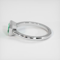 0.88 Ct. Emerald Ring, Platinum 950 4