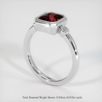 1.71 Ct. Gemstone Ring, Platinum 950 2