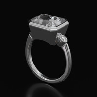 4.74 Ct. Gemstone Ring, Platinum 950 2