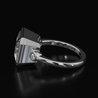 4.74 Ct. Gemstone Ring, Platinum 950 4