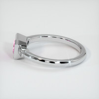 1.23 Ct. Pink Sapphire Ring, Platinum 950 4