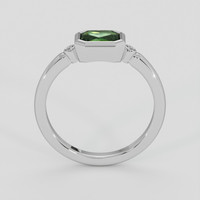 0.99 Ct. Yellowish Green Sapphire Ring, Platinum 950 3