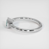 0.91 Ct. Sapphire Ring, Platinum 950 4