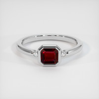 1.03 Ct. Ruby Ring, Platinum 950 1