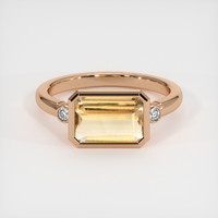 2.94 Ct. Gemstone Ring, 14K Rose Gold 1