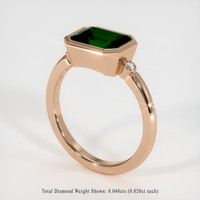 2.04 Ct. Gemstone Ring, 14K Rose Gold 2