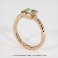 1.06 Ct. Sapphire Ring, 14K Rose Gold 2