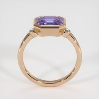 2.64 Ct. Violet Sapphire Ring, 14K Rose Gold 3