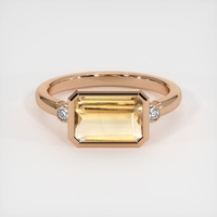 2.94 Ct. Gemstone Ring, 18K Rose Gold 1