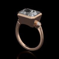 4.74 Ct. Gemstone Ring, 18K Rose Gold 2