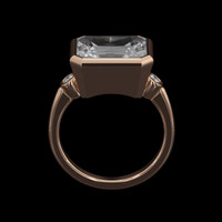 4.74 Ct. Gemstone Ring, 18K Rose Gold 3