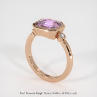 3.24 Ct. Sapphire Ring, 18K Rose Gold 2
