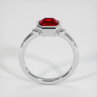 1.55 Ct. Ruby Ring, 14K White Gold 3