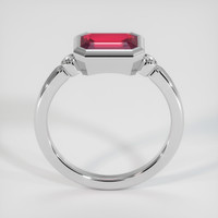 1.62 Ct. Ruby Ring, 14K White Gold 3