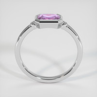 0.86 Ct. Sapphire Ring, 14K White Gold 3