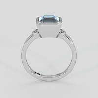 3.07 Ct. Bi Color Sapphire Ring, 14K White Gold 3