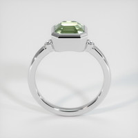 4.01 Ct. Bi Color Sapphire Ring, 14K White Gold 3