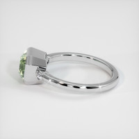 4.01 Ct. Bi Color Sapphire Ring, 14K White Gold 4