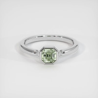 1.15 Ct. Sapphire Ring, 14K White Gold 1