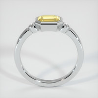 1.16 Ct. Yellow Sapphire Ring, 14K White Gold 3