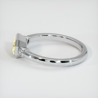 1.16 Ct. Yellow Sapphire Ring, 14K White Gold 4