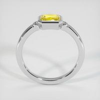 1.29 Ct. Yellow Sapphire Ring, 14K White Gold 3
