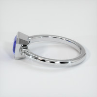 1.29 Ct. Sapphire Ring, 18K White Gold 4