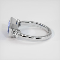 2.30 Ct. Bi Color Sapphire Ring, 18K White Gold 4