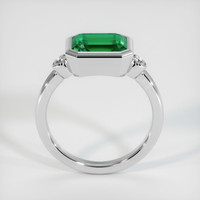 2.47 Ct. Emerald Ring, 18K White Gold 3