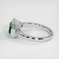 1.93 Ct. Emerald Ring, 18K White Gold 4