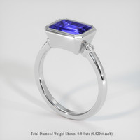 2.75 Ct. Gemstone Ring, 18K White Gold 2