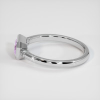 0.86 Ct. Sapphire Ring, 18K White Gold 4