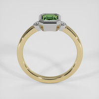 0.87 Ct. Bluish Green Sapphire Ring, 14K White & Yellow 3