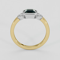 1.18 Ct. Bi Color Sapphire Ring, 14K White & Yellow 3