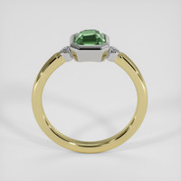 1.29 Ct. Green Sapphire Ring, 18K White & Yellow 3