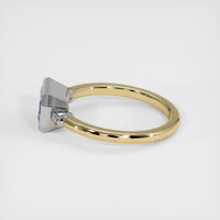 1.52 Ct. Bi Color Sapphire Ring, 18K White & Yellow 4