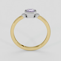 0.80 Ct. Purple Sapphire Ring, 18K White & Yellow 3