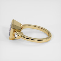 3.30 Ct. Pink Sapphire Ring, 10K Yellow Gold 4
